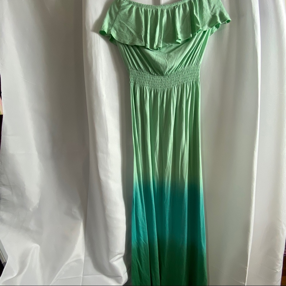 THREADS 4 THOUGHT TIE DYE OVERLAY MAXI DRESS